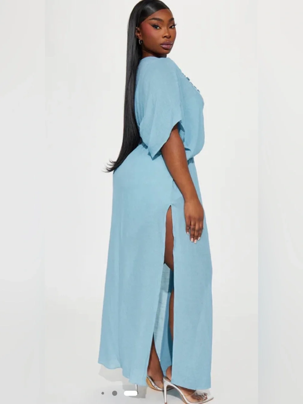 Fashion Nova “Skylar Kaftan” Maxi Dress - Picture 2 of 11